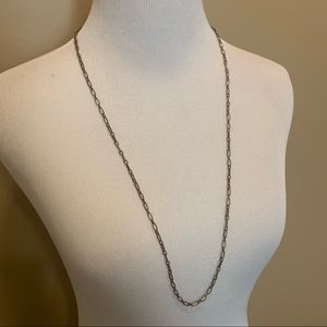 Vintage rust colored chain link necklace